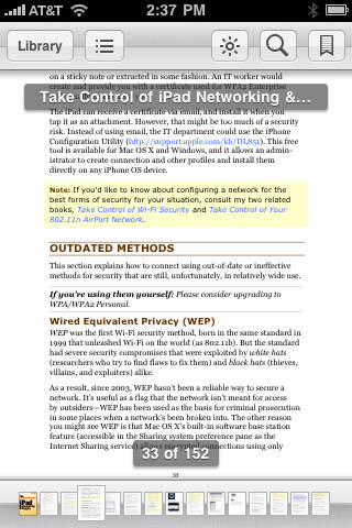 pdf added to ibook on mac not showing on ipad