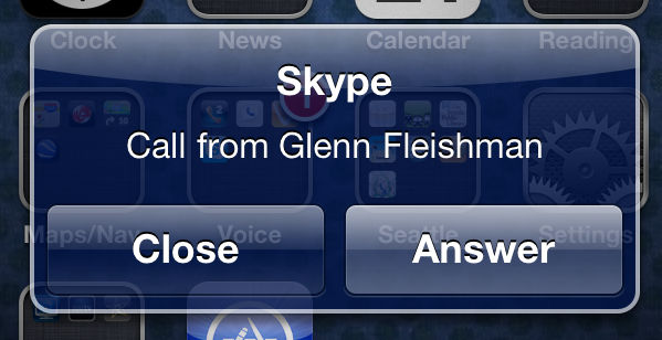 Skype  Brings Background Calls to iOS - TidBITS