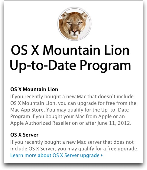 get mac mountain lion free