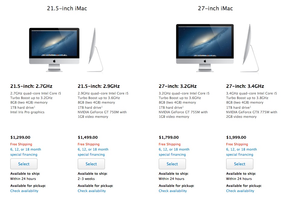 For en dagstur utilsigtet Være Apple Updates iMac with Faster CPUs and 802.11ac Wi-Fi - TidBITS