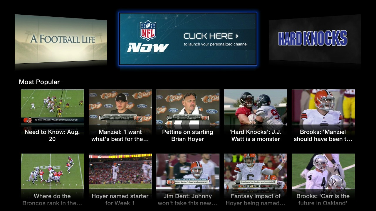 The NFL Arrives on Apple TV