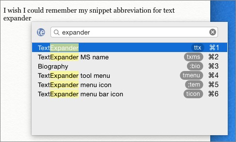 text expander mac