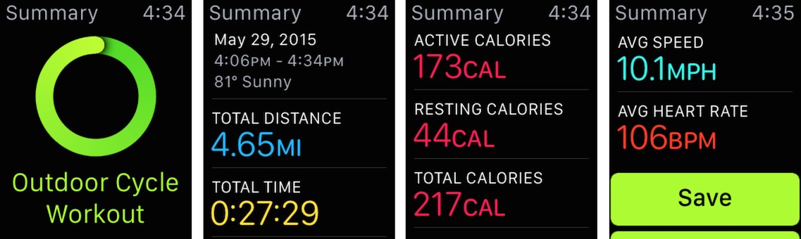 Exercising With The Apple Watch The Software Tidbits