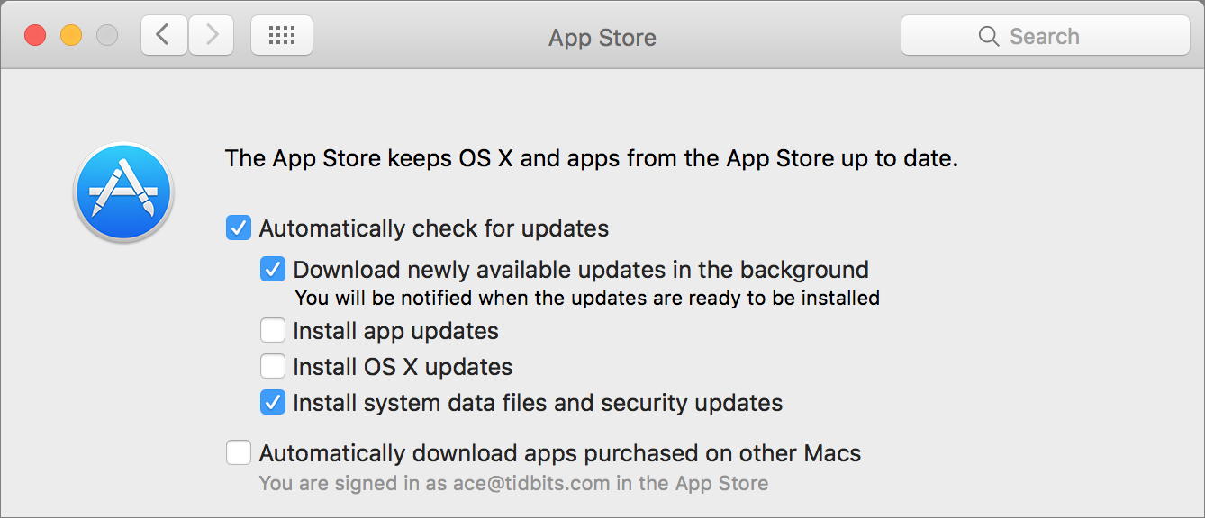 check for software updates on osx using terminal