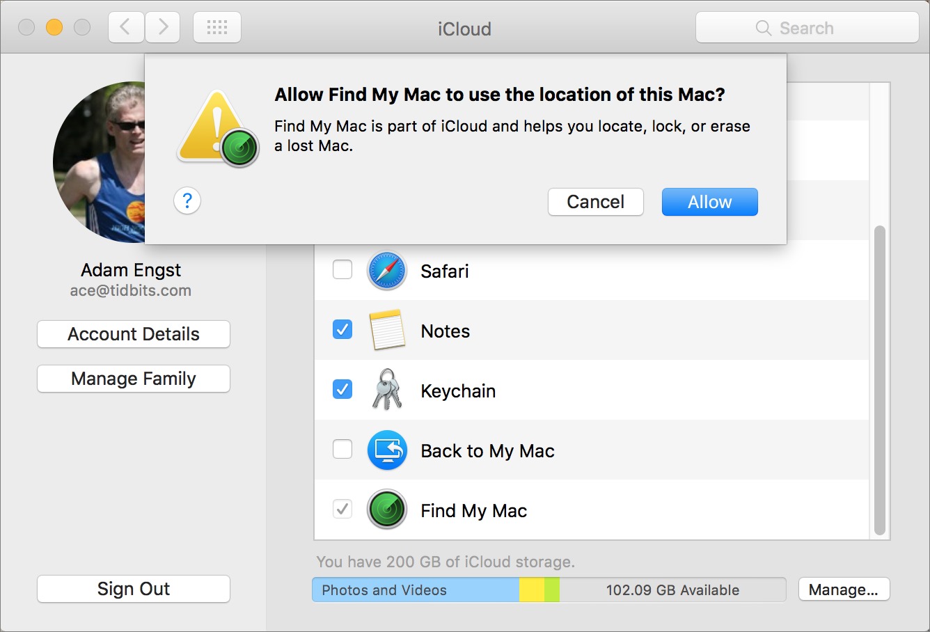 bağımlılık sınırlı Geçici ad  Disable Find My Mac by Resetting NVRAM - TidBITS