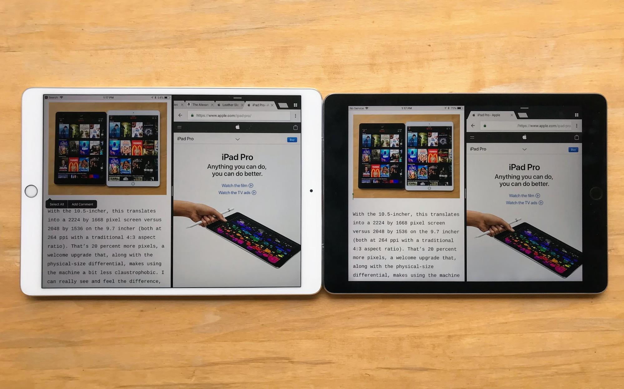 Can You Do Split Screen On Ipad Pro 10 5 Apple S 10 5 Inch Ipad Pro Aims For The Sweet Spot Tidbits