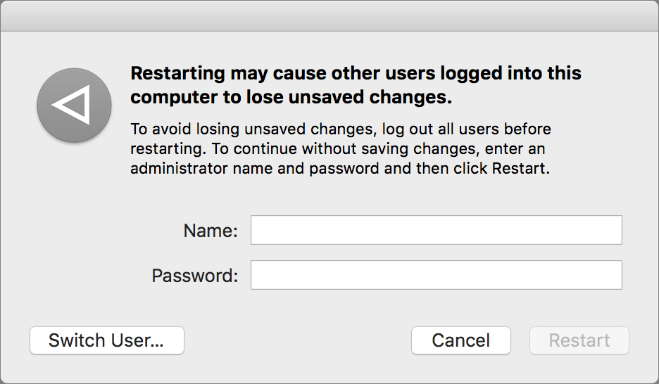 recover admin password mac