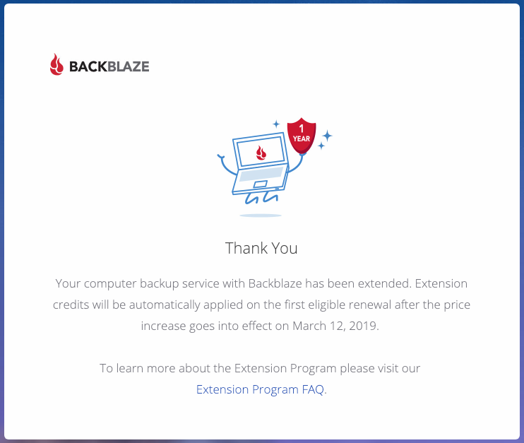 backblaze raises subscription personal backup