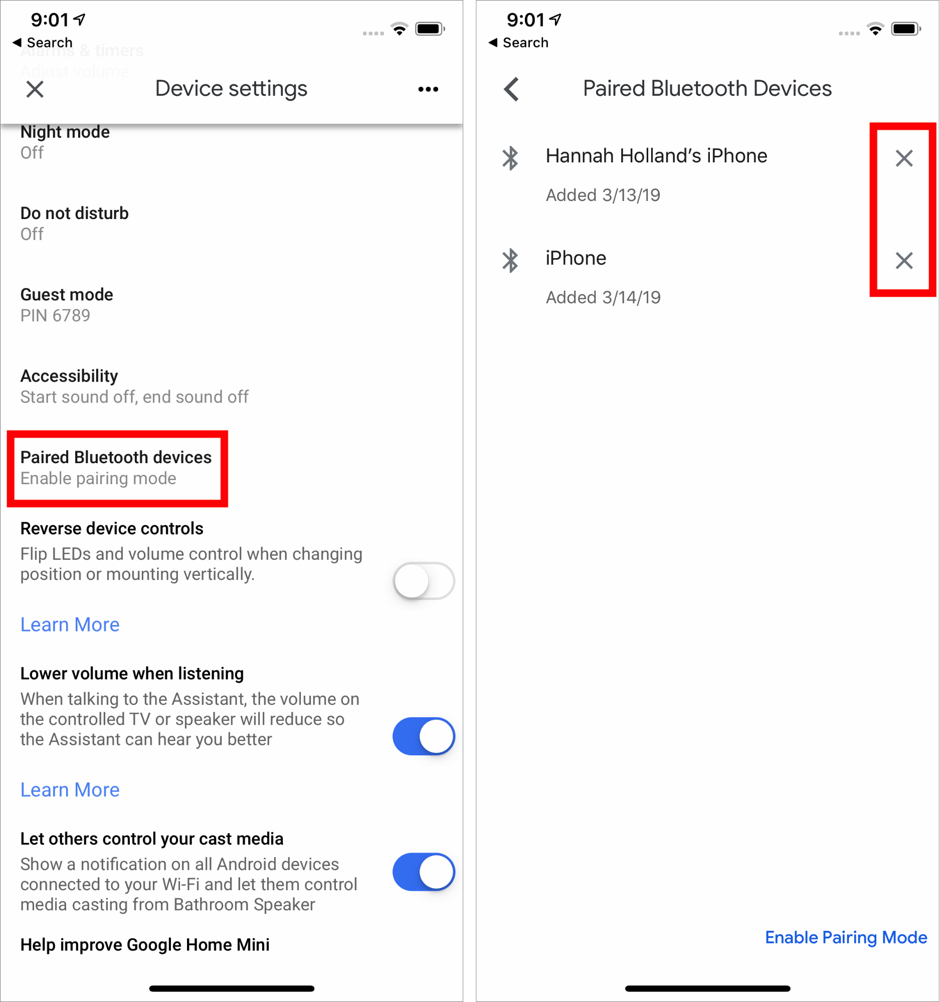 google home mini disconnects from wifi