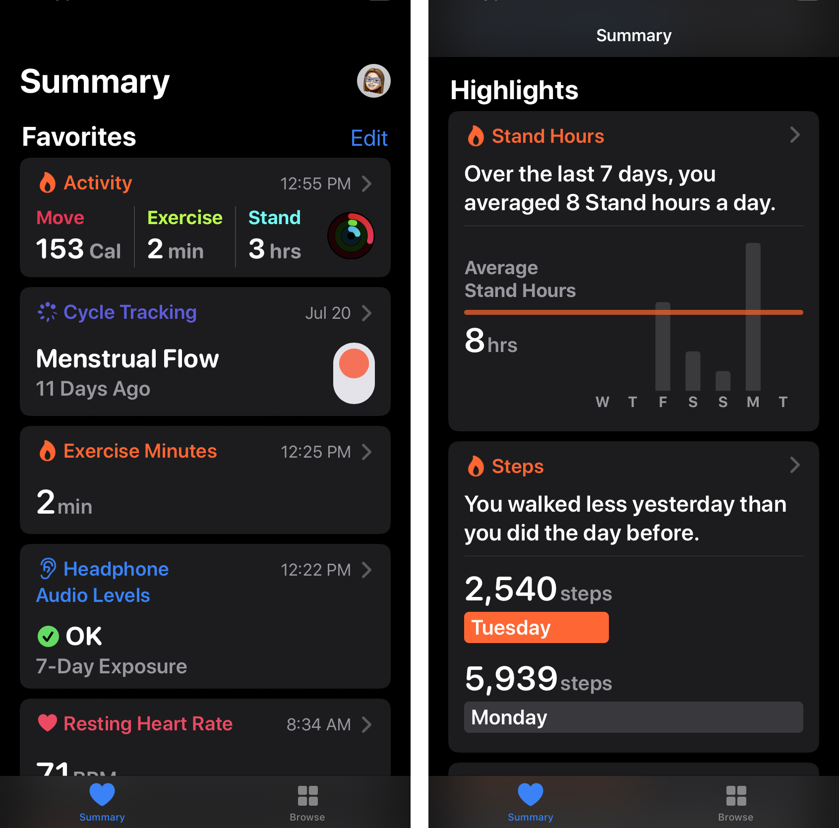 A Look at the Health App in iOS 13 - TidBITS