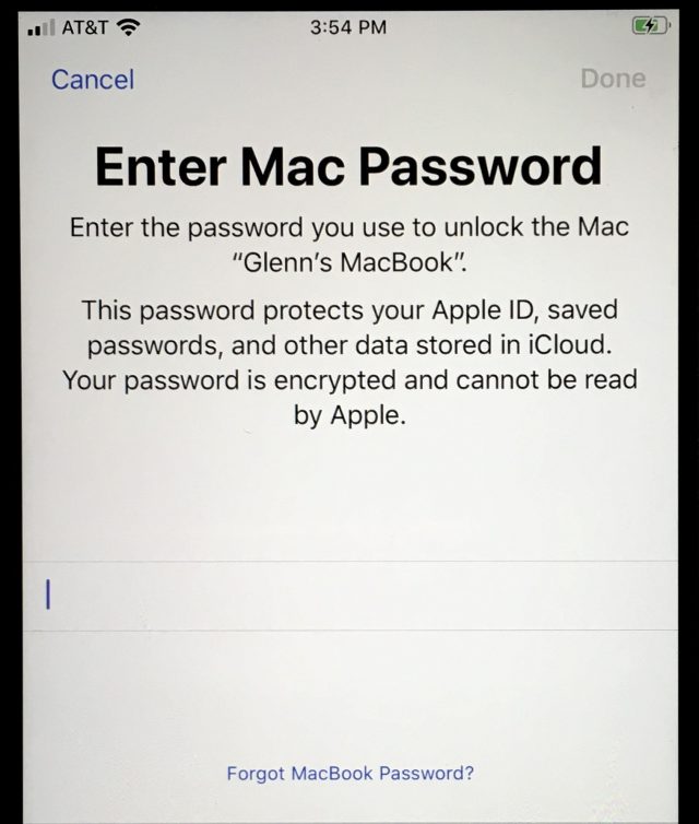 mac install asking for password