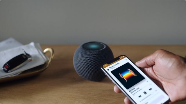 Showing proximity with the HomePod mini