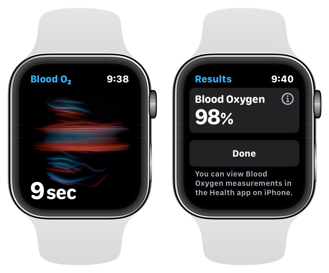 Blood Oxygen Level Apple Watch 5