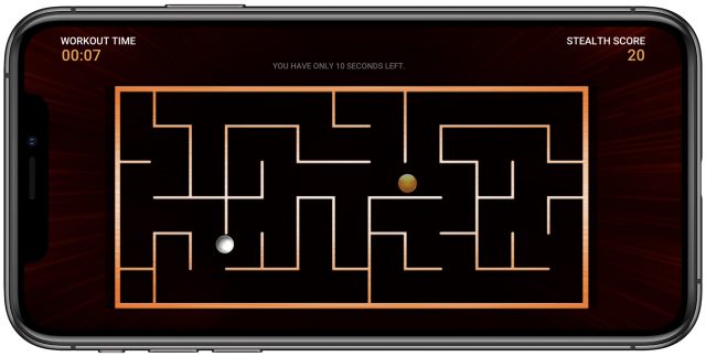Stealth Fitness game Mighty Maze