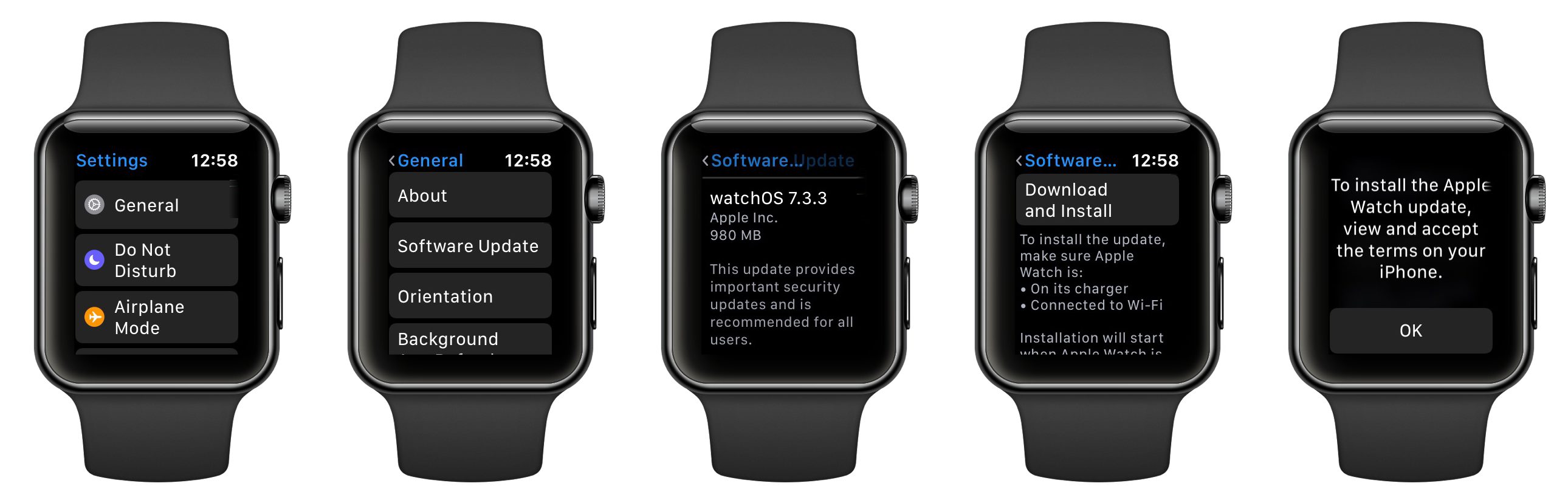 Update Apple Watch Series 3 
