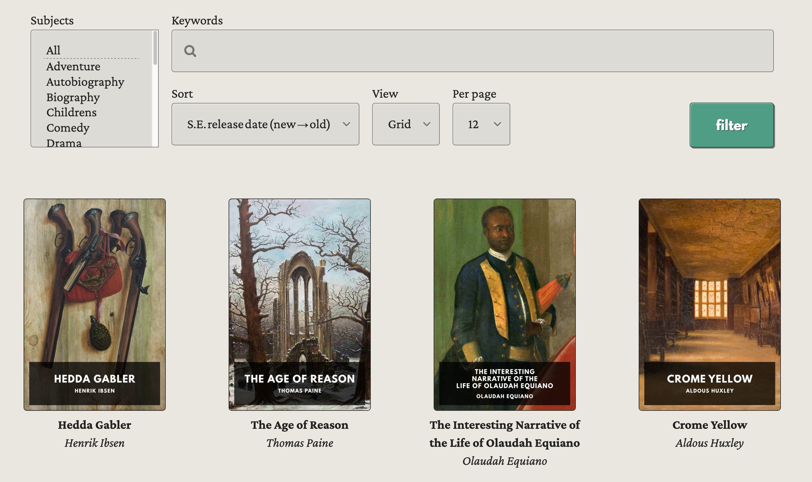 Standard Ebooks is a great place to download free content - Good e