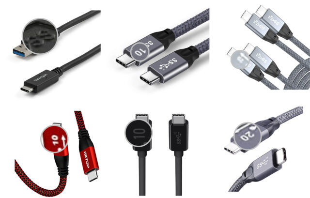 USB superspeed cables