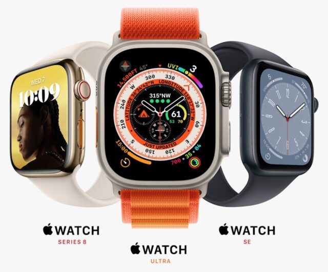 2022 Apple Watch lineup