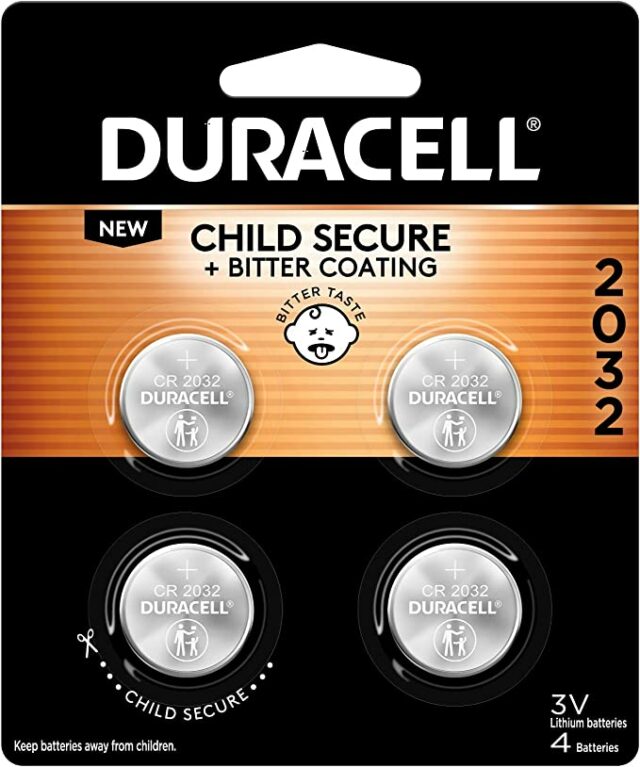 Duracell battery packaging