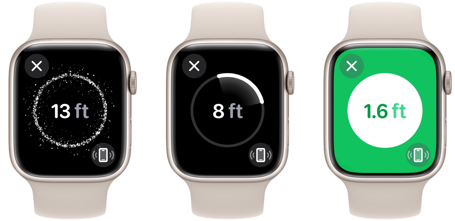 Apple watch shutter online button