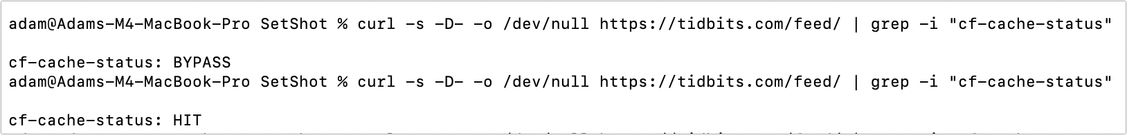Terminal commands to identify cache usage