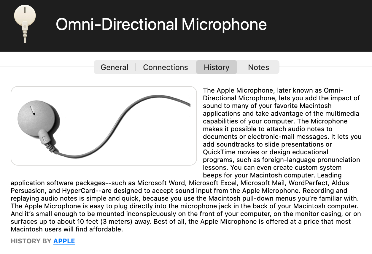 Mactracker Omnidirectional Microphone