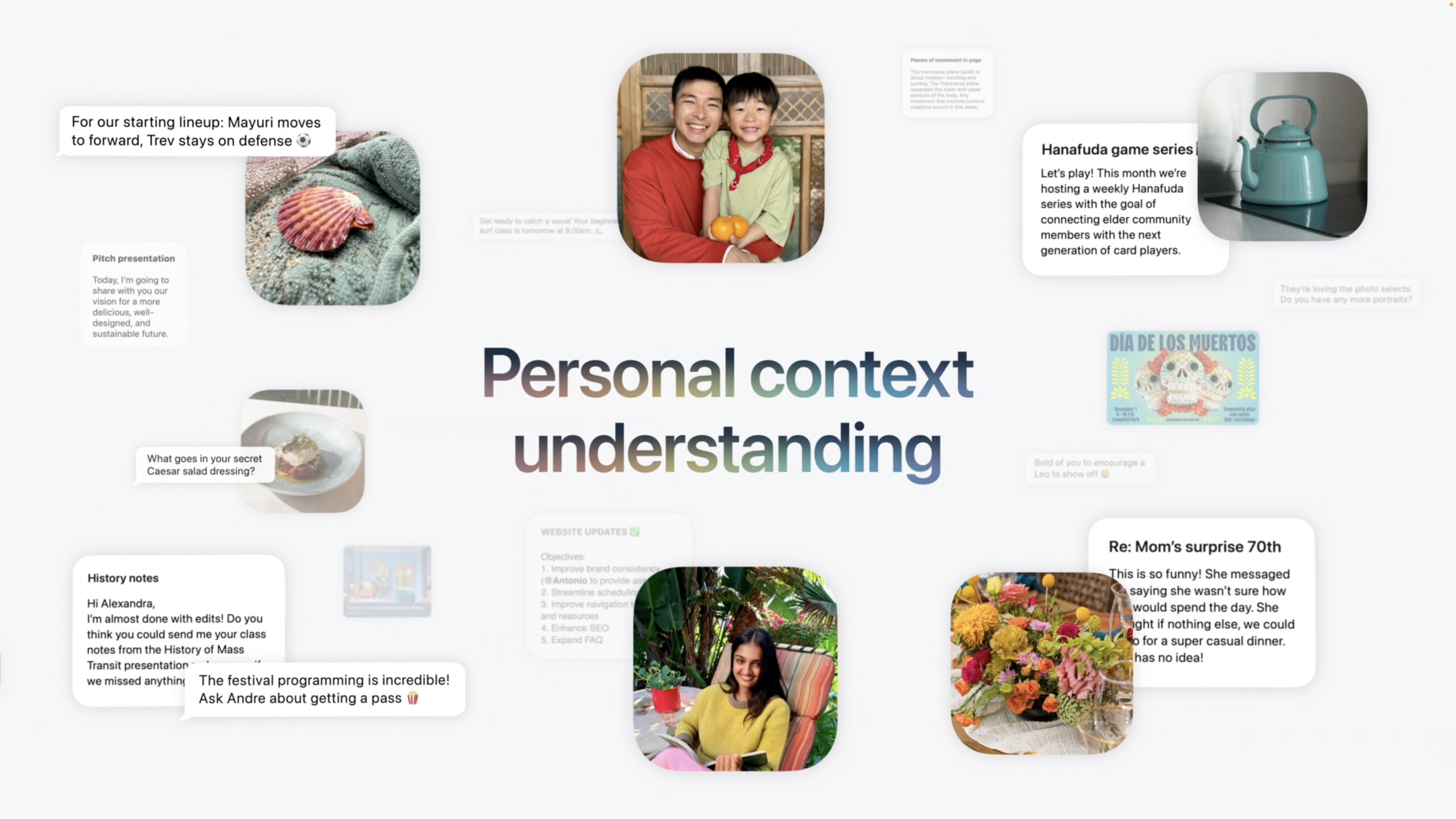 Siri AI personal context