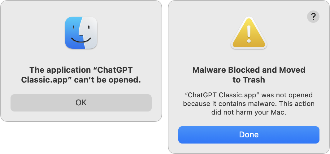 ChatGPT Classic as malware?