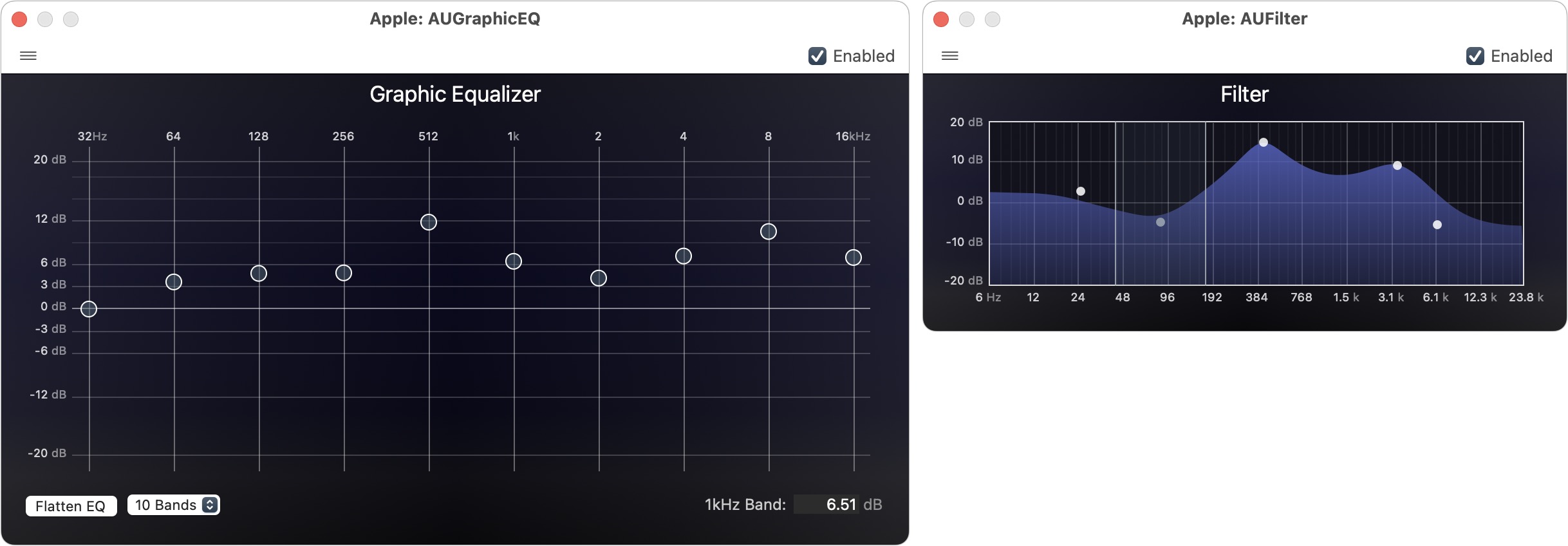 Fidelia Audio Unit effects