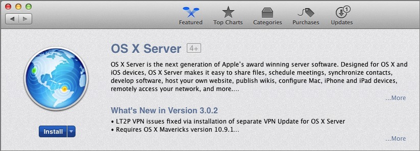 Figure 3: Download the Server app.