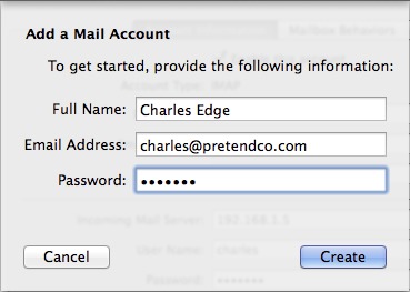 Figure 10: Enter your name, email address, and password.