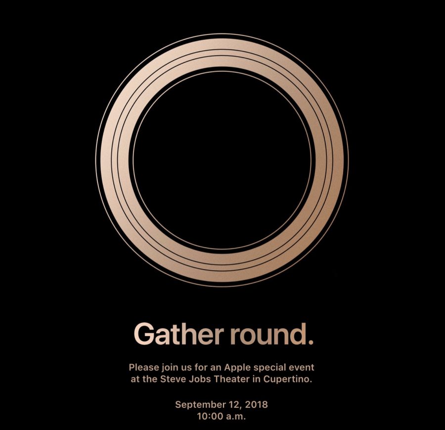 Invitation to Apple's September 2018 special event