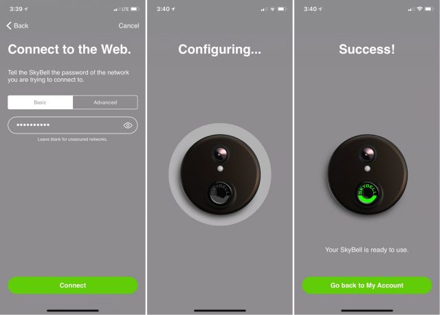 Connecting SkyBell to the Web