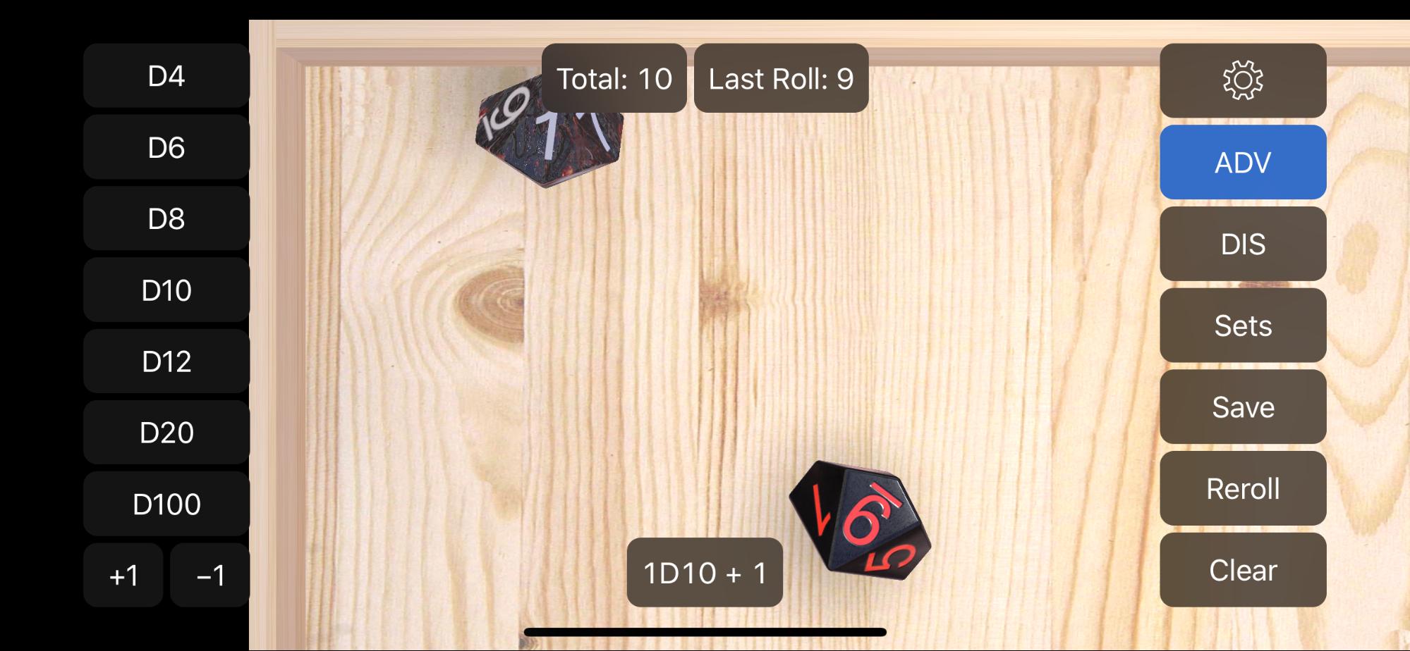 Using modifiers in Dice