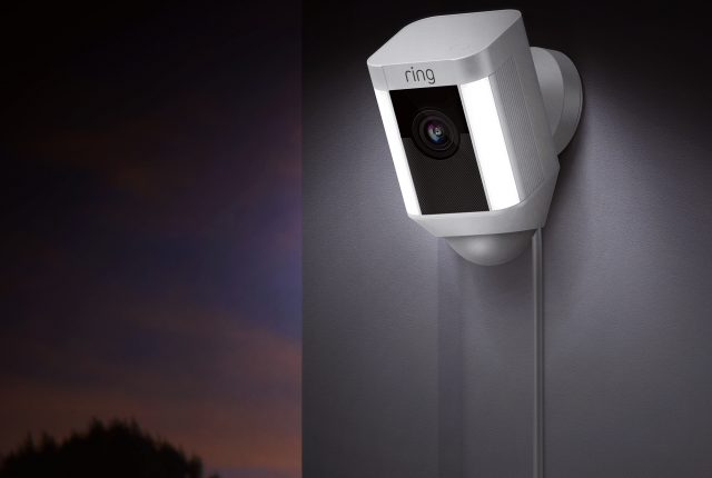A Ring security camera.