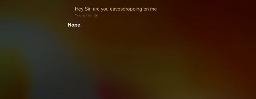 Asking if Siri is eavesdropping