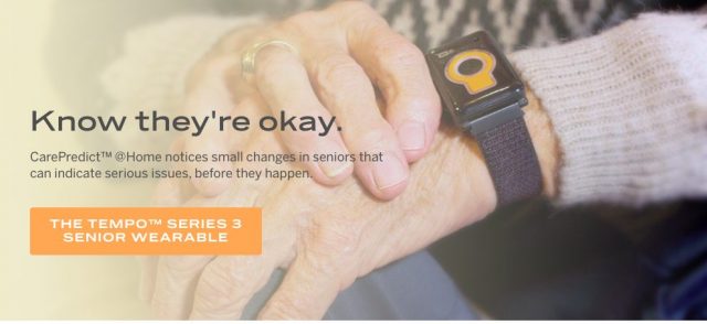 De Tempo Series monitor voor ouderen van CarePredict@Home