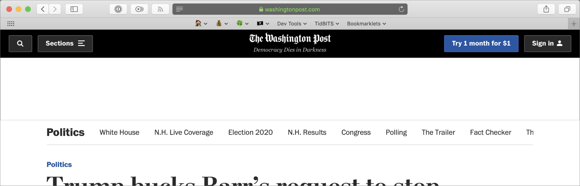 StopTheMadness omzeilt blokkade van The Washington Post