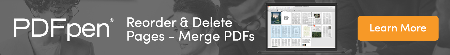 PDFpen: Reorder & Delete Pages - Merge PDFs