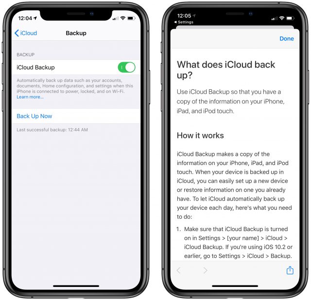 iCloud Drive doesn't warn about the 180-day limit in its UI