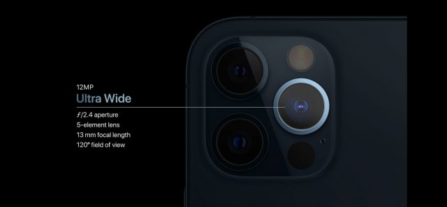 iPhone 12 Pro ultra wide camera specs