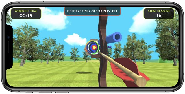 Stealth Fitness game Archery Adventure
