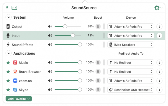 SoundSource interface