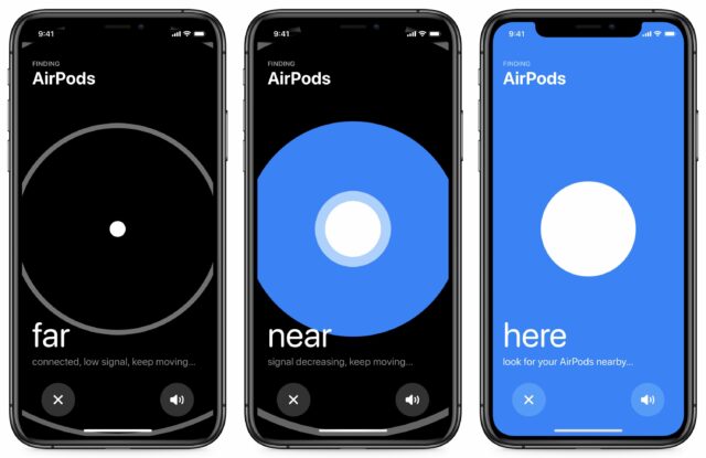 Tracking AirPods with Find My