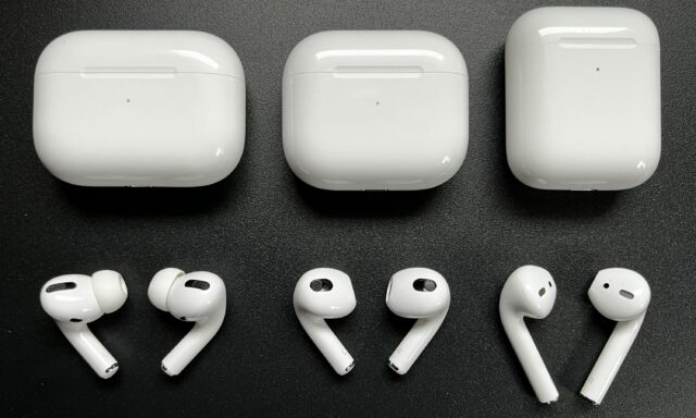 AirPods Pro, Third-generation AirPods, Second-generation AirPods