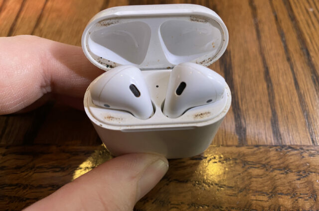 Dirty first-generation AirPods