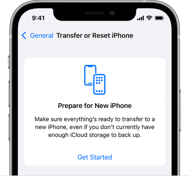 Interface for getting more iCloud space temporarily