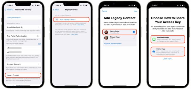 Setting up Legacy Contact