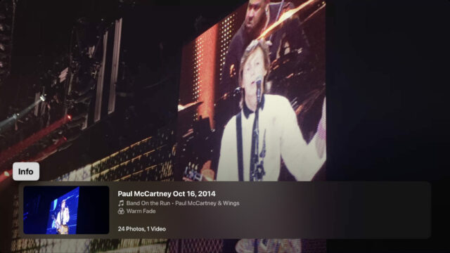 Memory of a Paul McCartney concert