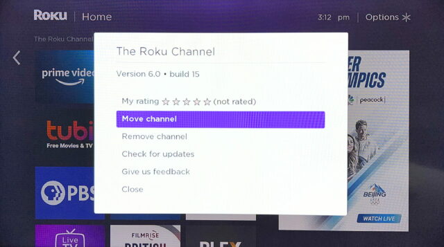 Roku move channel